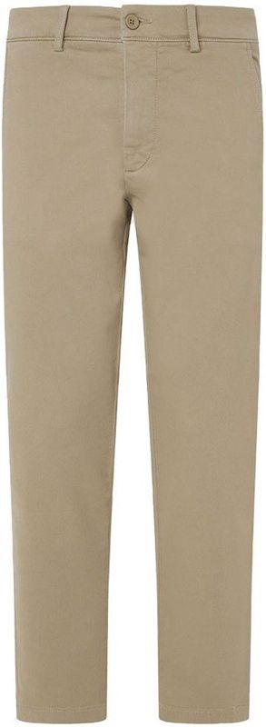 Chino Broek - Katoen - Nauwsluitende Pasvorm - Zakken met Knopen