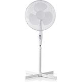 Nedis Staande Ventilator - Diameter: 400 mm - 3 Snelheden - Zwenkfunctie - 45 W - Verstelbare hoogte - Uitschakeltimer - Afstandsbediening - Briesstanden: Neutraal / Slaap - Wit