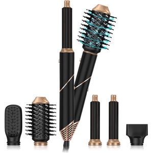 ENZO 5 in 1 Multistyler - Krultang - Multistyler - Fohnborstel - Krultang 5 in 1 - Airstyler - Fohn - Haarborstel - Hairwrap - Krulborstel - 5 Opzetstukken
