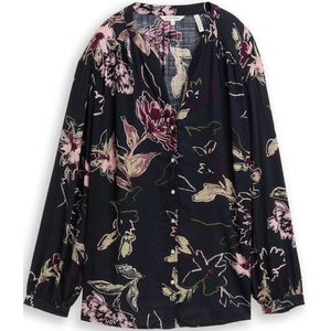 Tom Tailor - Losvallende Blouse - Gedessineerd - Viscose - Bloemenpatroon