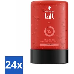 Taft - V12 - Styling Gel - Supersnelle hold - 300 ml - Voordeelverpakking - 24 stuks