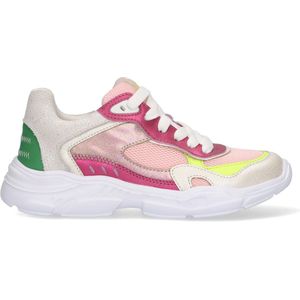 Lage Sneakers Meisjes - Wit Roze River Run - 424282-996