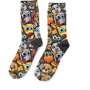 Goby Dierenvrienden Sokken – Happy Socks - Grappige Sokken - Vrolijke Sokken - Maat 35–39