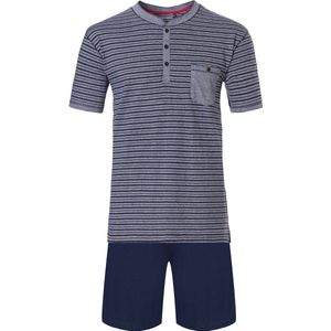 Heren Shortama Pastunette - Katoen - Blauw Gestreept - Maat XXL