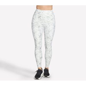Dames Leggings SKECHERS - Wit, Comfortabele Pasmaten, Voor Actieve Wandelingen