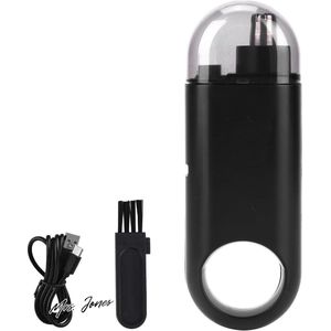 Mrs. Jones Draagbare neushaartrimmer neushaartrimmer USB-neushaarverwijderaar oorhaartrimmer IPX7 waterdicht snel trimmen zonder aan de neusharen te trekken voor mannen en vrouwen. .