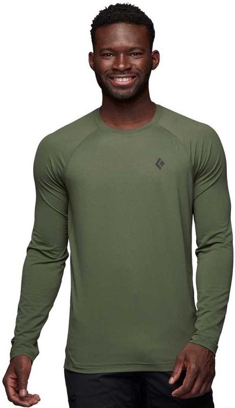 Black Diamond - Alpenglow L/S Crew - Longsleeve - Olijfgroen