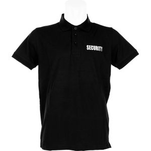 Fostex Garments - Polo Security Stretch (kleur: Zwart / maat: XXXL)