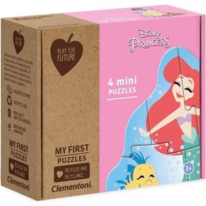 Clementoni - Mijn eerste puzzel - Princess, Legpuzzel Set 3+6+9+12 Stukjes, 2-3 jaar - 20825