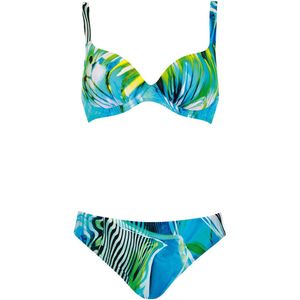 Sunflair damesbikini – voorgevormd – blauwgroen – beugelbikini - Maat 40 B