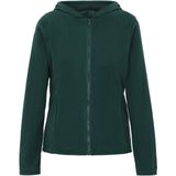 MYMO - Fleece Jas - Donkergroen - Met Capuchon - Lange Mouwen