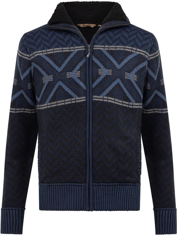 Life-Line - Bram 2 - Gebreid Vest - Donkerblauw