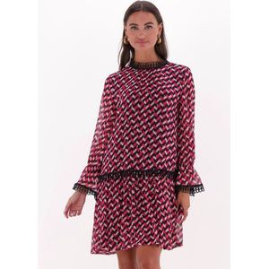 Ana Alcazar Dress Lace Öko-tex 100 Jurken Dames - Rok - Jurk - Roze - Maat 40