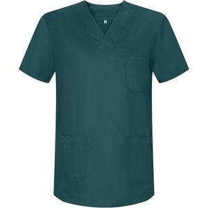 Unisex Medisch Uniform Korte Mouwen V-Hals - Ideaal voor Zorgprofessionals