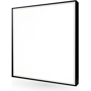 Ledvion - LED Paneel Opbouw 60x60CM, Zwart, Aluminium Light Weight Frame, Opbouwarmatuur, 5 Jaar Garantie