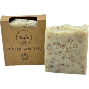 Della essentials - Biologisch - St John's wort soap - Sint-Janskruid zeep - Vegan - Kalmerend - 100 gram