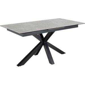 Eettafel Rechthoek 170/210cm - Grijs Keramiek - Uitschuifbaar - Giga Living