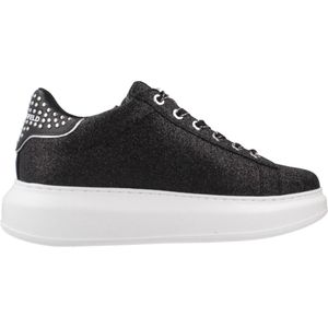 KARL LAGERFELD KAPRI STUD ZIP LO LACE Zwart 40 EU