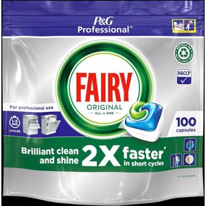 Dishwasher lozenges Fairy All-in-one Original (100 Capsules)