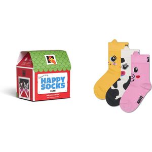 Lama Sokken voor Kinderen in Cadeaubox - Blauwe & Witte 2-Pack voor 2-3 Jaar