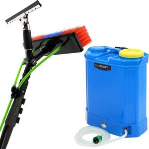 16L Watergevoerde Rugzak & 30ft Reinigingsstok
