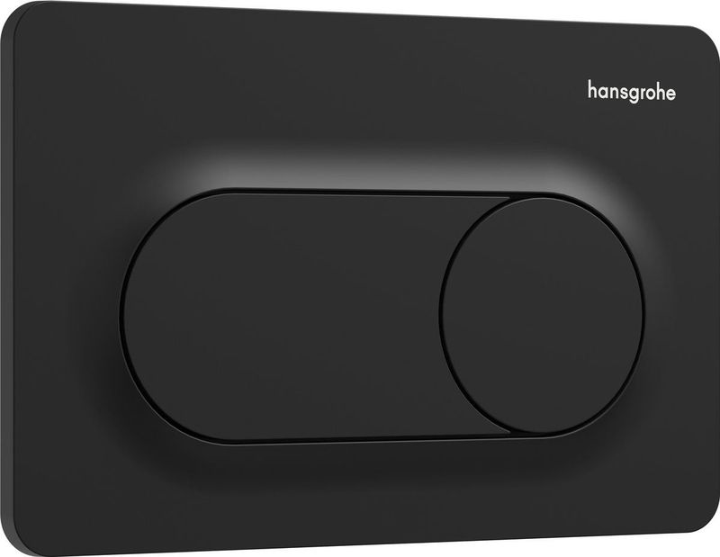 hansgrohe iFrame Original S drukplaatvoor dual flush mat zwart