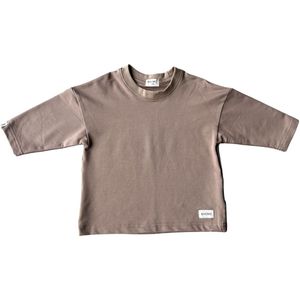 BAKIMO Oversized Longsleeve Taupe 122/128
