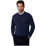 Hackett Mouline Trui Blauw M Man