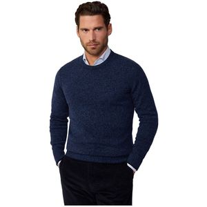 Hackett Mouline Trui Blauw M Man