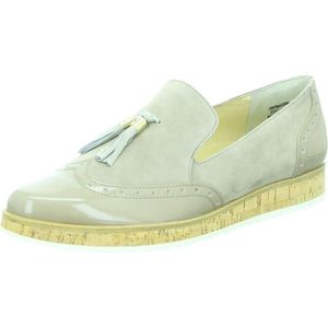 Instappers - Effen - Leer - Gevoerd - Platte Hak