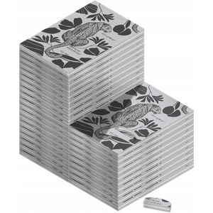 Mini Nagelfijlen Halve Maan Leopard 100/180 Grit - 30x16 Stuks