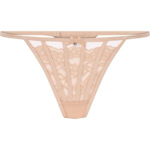 Hunkemöller Dames Lingerie String Maxime - Beige - maat XS