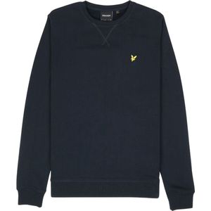 Lyle & Scott Crew Neck Sweatshirt Truien & Vesten Heren - Sweater - Hoodie - Vest- Donkerblauw - Maat M