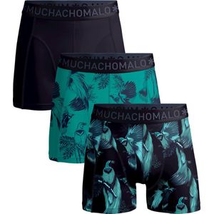 Muchachomalo - 3-pack onderbroeken heren - Elastisch katoen - Zachte waistband - Unieke print / Effen kleuren