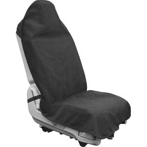Waterdichte Autostoelhoezen voor Voorstoelen - Universele Auto Accessoires (Zwart)