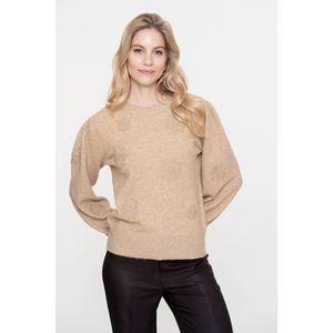 Geisha - Trui Flower - Zand - Sweater