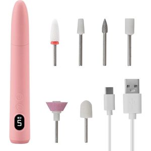 Draadloze Elektrische Nagelboor - Oplaadbare Nagelvijl Kit voor Acryl Gel Nagels