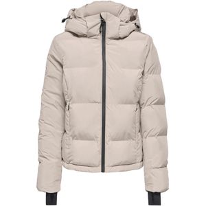 Onpmaria - Jas - Waterafstotend - Met Capuchon - Lange Mouwen - Kort