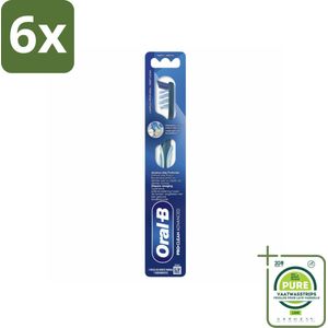 Oral-B - Pro-Clean – Tandenborstel – Manueel - Voordeelverpakking - 6 stuks - Handtandenborstel - Tandenborstel