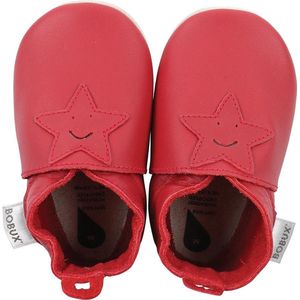 Bobux - Soft Soles - Red smiling star - Babyslofjes - EU 18