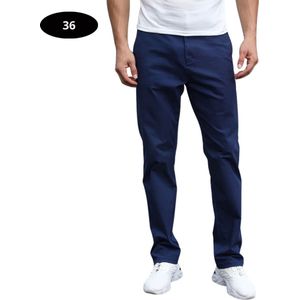 Nivard Golfbroek Heren - Golfkleding - Golfen - Golf Accessoires - Nette Pantalon - Marineblauw XXS - Maat 42