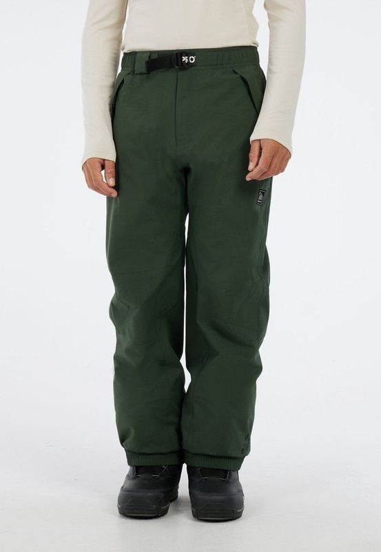 Protest Prtluton - Skibroek Heren - Baggy fit - Waterafstotende afwerking - Waterkolom 10K – Kale Green