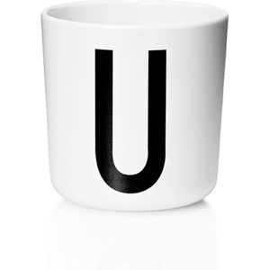 ​Design Letters - Personal Melamine Cup U - White (20201000U)