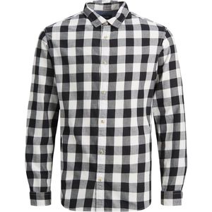 JACK&JONES PLUS JJEGINGHAM TWILL SHIRT L/S NOOS PLS Heren Overhemd - Maat EU3XL US1XL