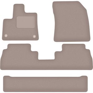 Beige voormatten voor: Smart ForTwo I met poot (1998-2007)