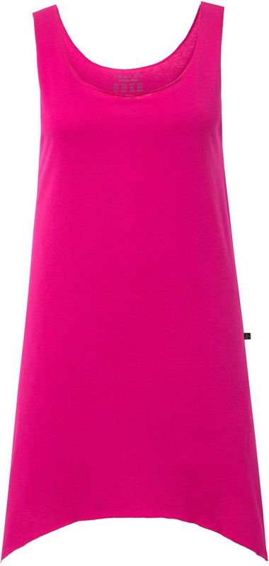 TruYou TruYou - Dames - TRUYOU nachthemd puntzoom ronde hals mouwloos - Fuchsia - Maat 42+