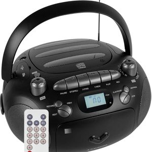 Solacis Cassette speler - Cassette - Cassettespeler - Cassette speler - Draagbare cassette speler - Must have!