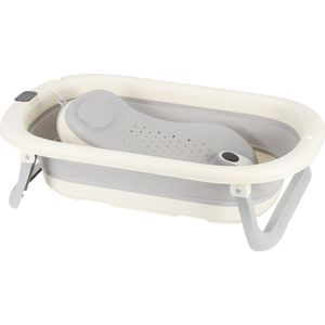 Bebamour Baby Badzitje 6 Maanden Kind Badkuip Antislip Baby Badzitje met Speelgoed, Beer