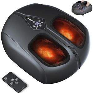 Voetmassageapparaat met Warmte en Dieptewerking - 5 Intensiteiten en 4 Massagemodi voor Ontspanning