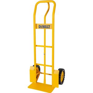 DeWalt Steekwagen 400KG - met P-Handvat - Gebruik voor Scherpe Bochten - Zakelijk en Privé Gebruik - 60 x 50 x 132 CM - Geel